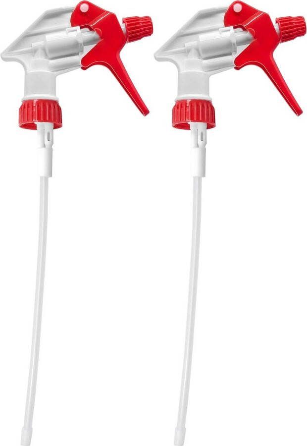 Spuitkop Tex Spray Rood Set van 2 Sproeiopzetstuk Flessen 28 410 Schroefdraad