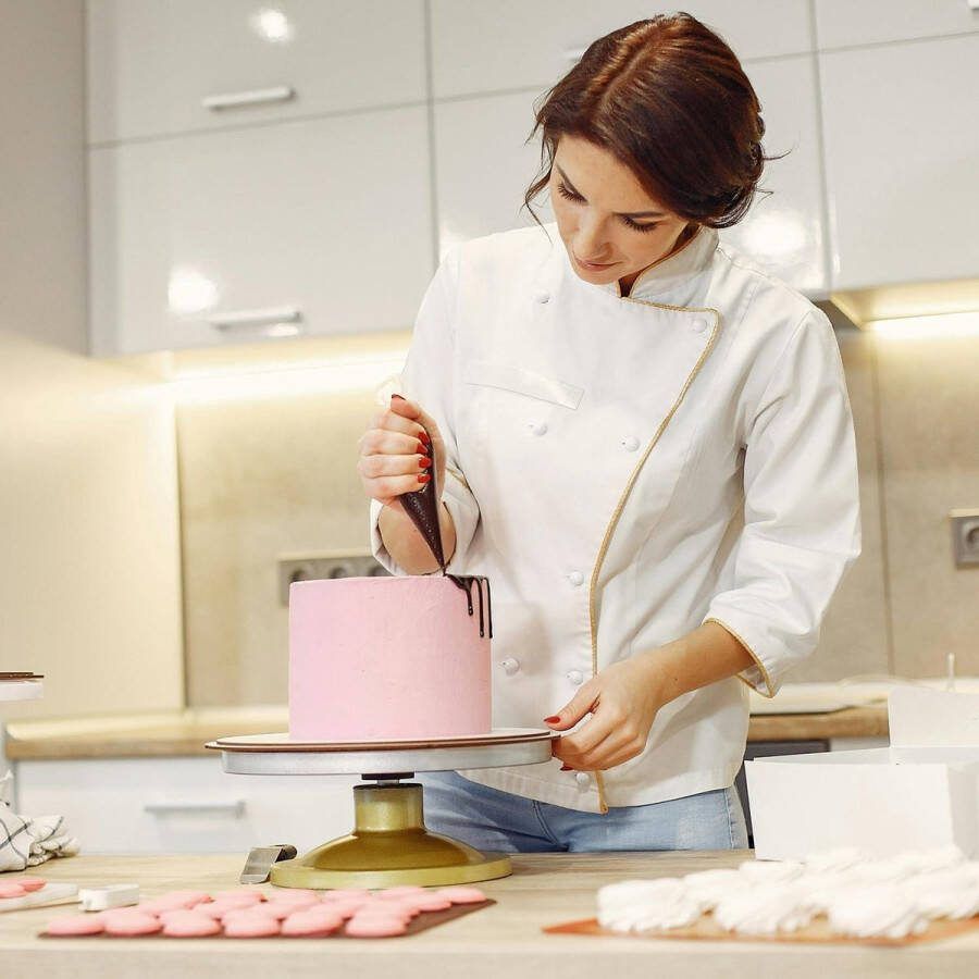 Spuitzakken tips set 125 stuks dikkere wegwerp patisseriezakken 12 inch met 100 stuks 8 glazuurzak banden 8 glazuurtips 1 borstel 4 zakclips 2 Scribernaalden voor Cake Cookie Cupcakes spuitzakken wegwerp