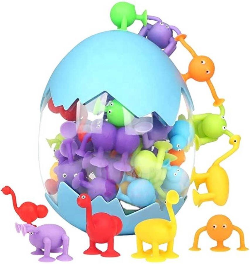 Squigz sensorisch speelgoed zuignap speelgoed badspeelgoed diertjes & poppetjes 38 stuks