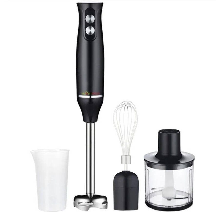 Staafmixer 4in 1 700ml 500w Roestvrij staal zwart