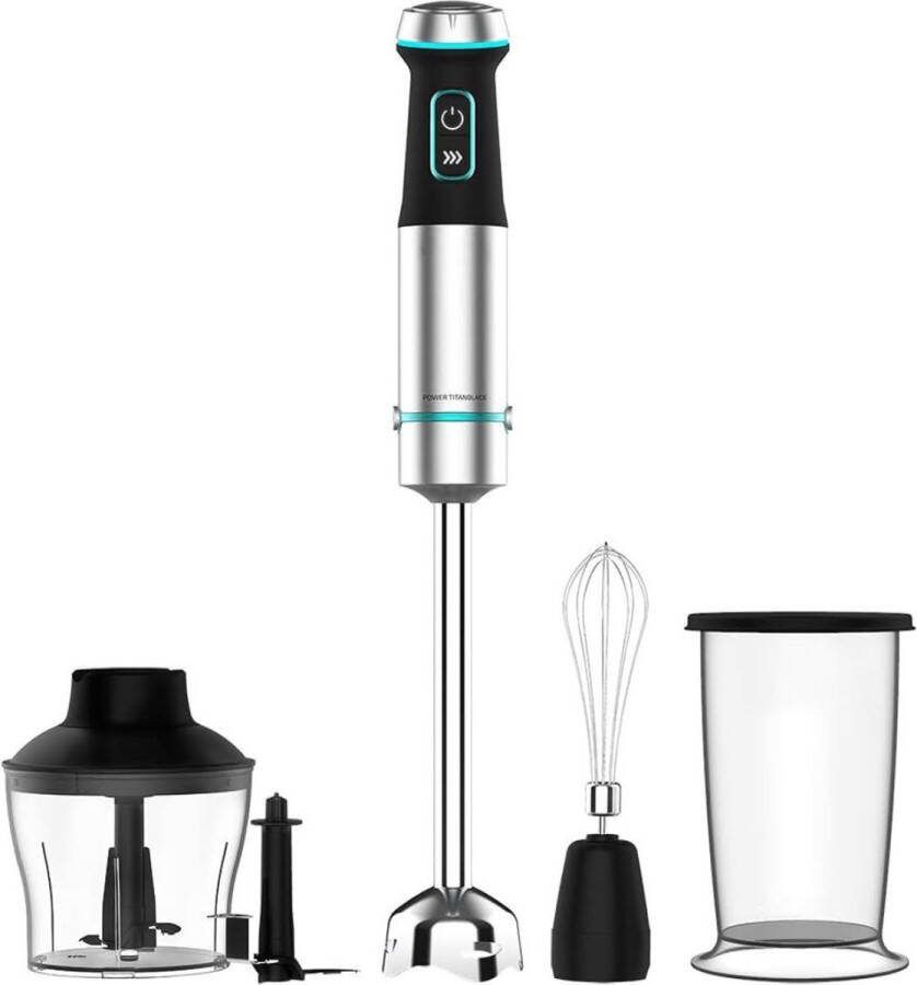 Draadloze Staafmixer Meerdere Snelheden Oplaadbaar Draagbare Staafmixer Elektrisch Draadloze Handmixer