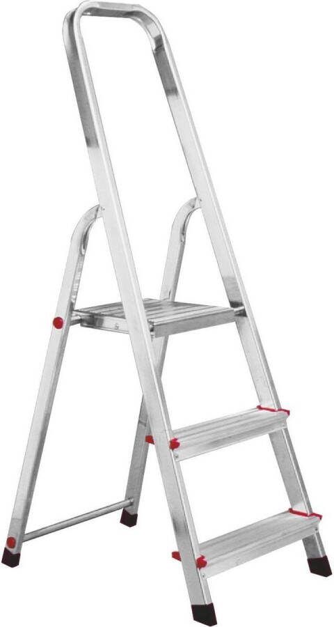 Staande ladder 3 treden Corda's hoge kwaliteit veilige huishoudtrap