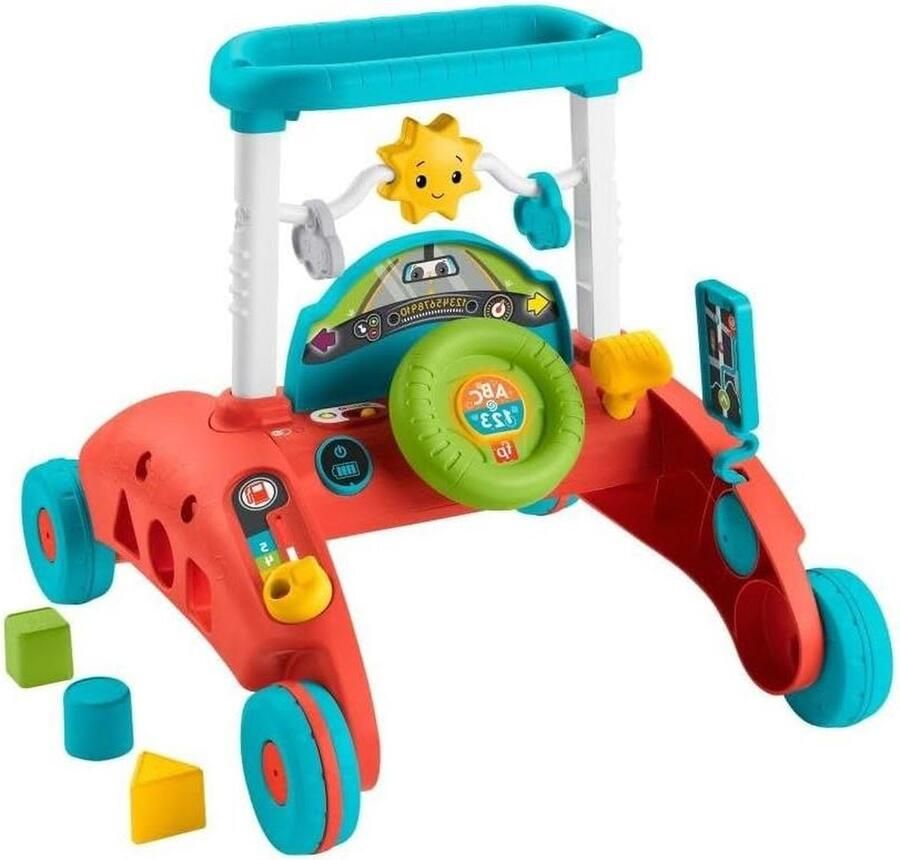 Stabiel Tempo Loopwagen Multi Edition Tsjechisch Pools Slowaaks Hongaars 2-zijdig loopspeelgoed voor baby's en kinderen van 6 maanden tot 3 jaar HJP44