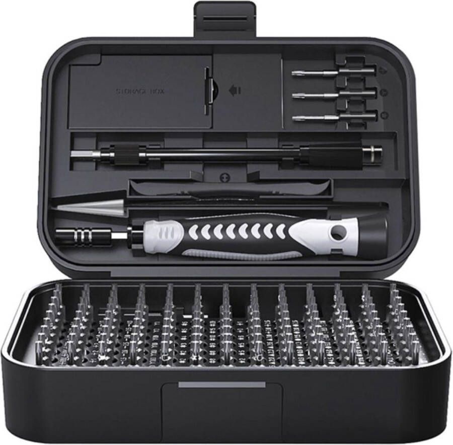 STACK Precisie Schroevendraaierset 130 delig CR-V Materiaal Smartphone Reparatieset Bitset Magnetisch Schroevendraaier voor Laptop Macbook Smartphone iPhone Camera Horloge Bril Tablet iPad