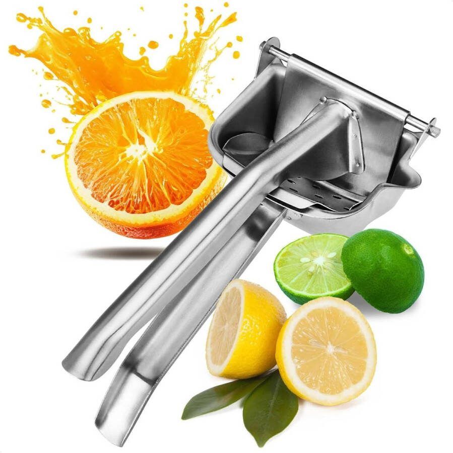 Stainless Steel Citrus Juicer for Lemons Oranges Limes Pomegranates Stable Hand Juicer Dishwasher Safe 1 Piece Orange Juicer