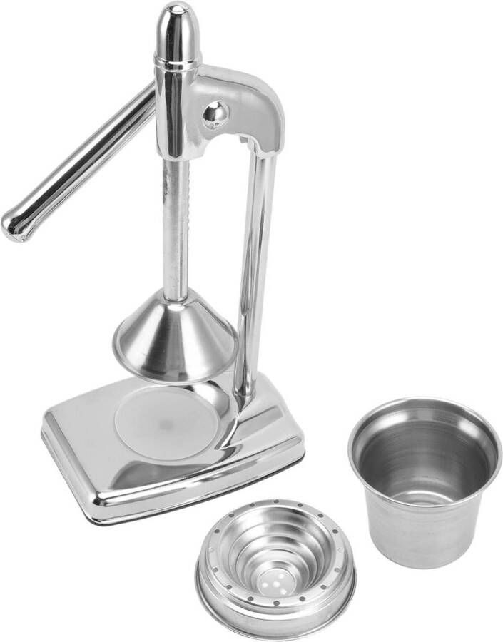 Stainless Steel Manual Orange Juicer Ergonomic Rubber Handle with High Lever Convenient Process for Pressing Soft Felted Oranges
