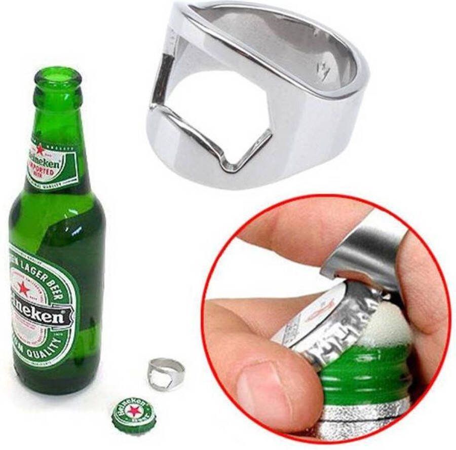 Stalen Bieropener Flesopener Ring