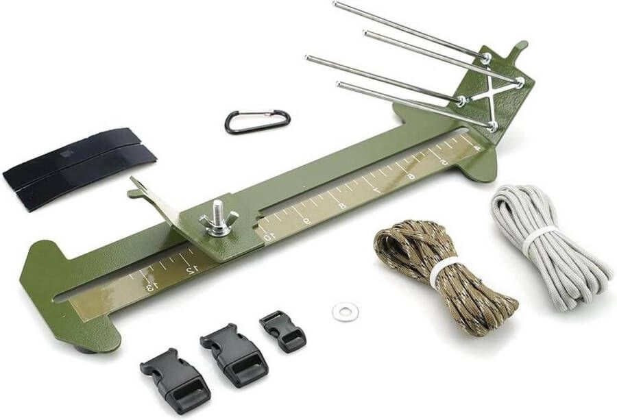 Stalen Paracord Jig Polsband Maker Tool Armband DIY Craft voor Cord Vlechten Gratis Gespen Inbegrepen