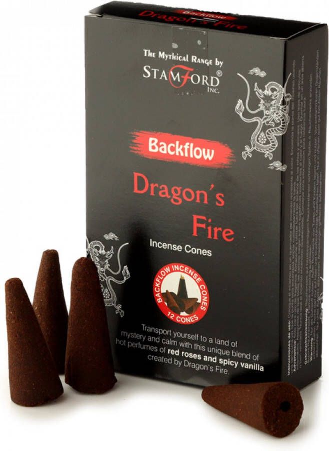 Stamford Black Dragon's Fire BACKFLOW Wierook Kegeltjes