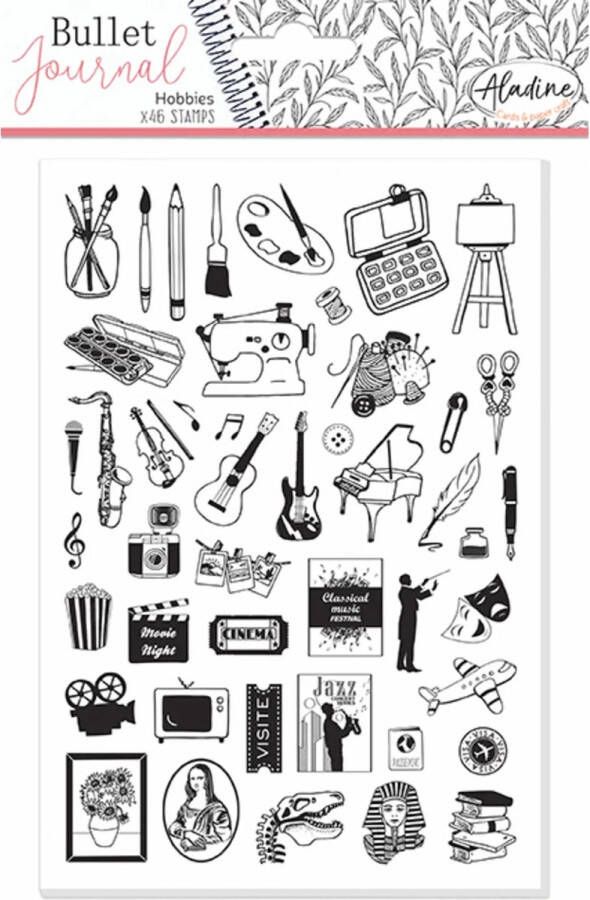 Aladine Stampo Bullet Journal Stempels A5 Hobbies