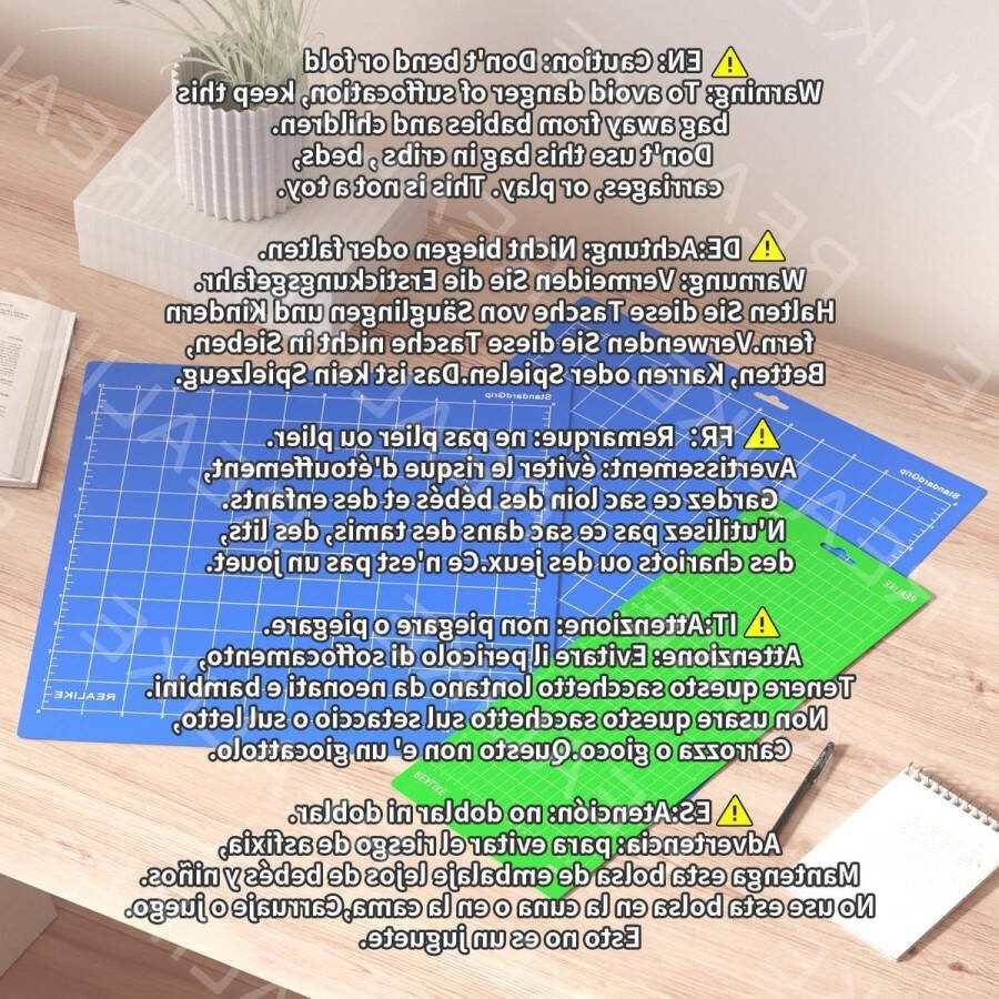 Standaard Grip Snijmat 305x305 cm Zelfklevende Sticky Snijmatten 3Pack Vervanging Vinyl Snijmat voor Craft Naaien