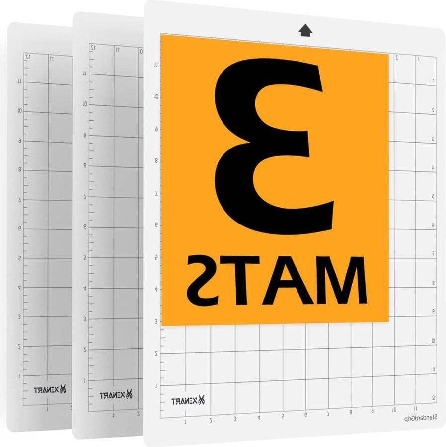 StandardGrip Sticky Cricket vinyl snijmatten 3 stuks 305 x 305 cm geschikt voor Cameo 4 3 2 1