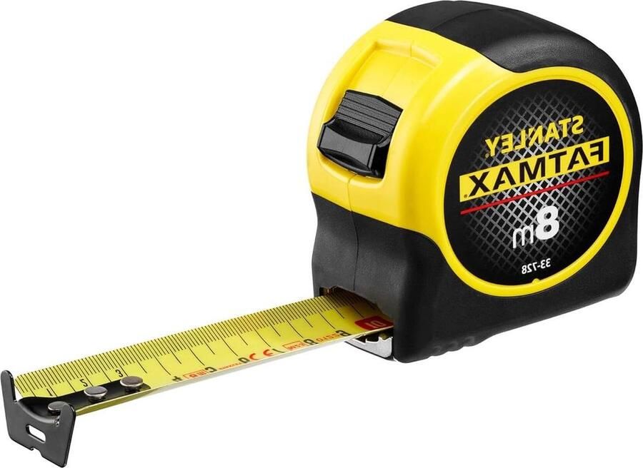 STANLEY FATMAX Blade Armor 8 M Meetlint Metrisch Schokbestendig Mylar Coating Kussengreep 0-33-728 voor Rolmaat