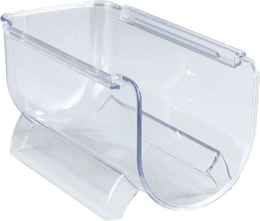 Stapelbare flessenhouder slimme flessenhouder voor het opbergen van water- en drinkflessen in de koelkast of keukenkast ook ideaal voor wijnflessen 20 5 x 11 x 11 cm gemaakt van robuust PET