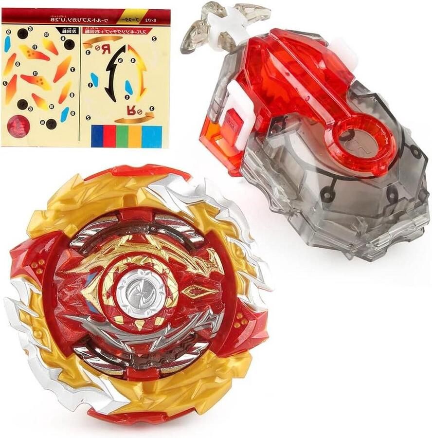 Starter Set 4D Metal Fusion Bey Burst Turbo gevechtstollen Tops Speed tol Launcher Battle Set voor kinderen Kerstmis verjaardag
