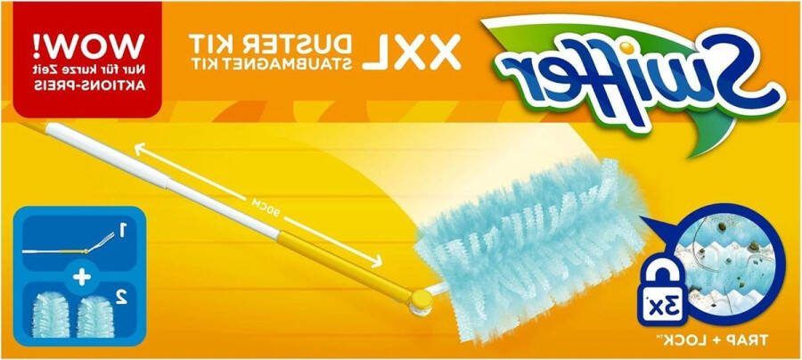 Starterkit stofmagneet XXL handvat & 2doeken effectieve reiniging Plumeau