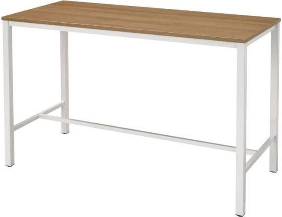 Trendybywave Statafel 180x80 natuur eiken wit voor kantoor professionele kwaliteit