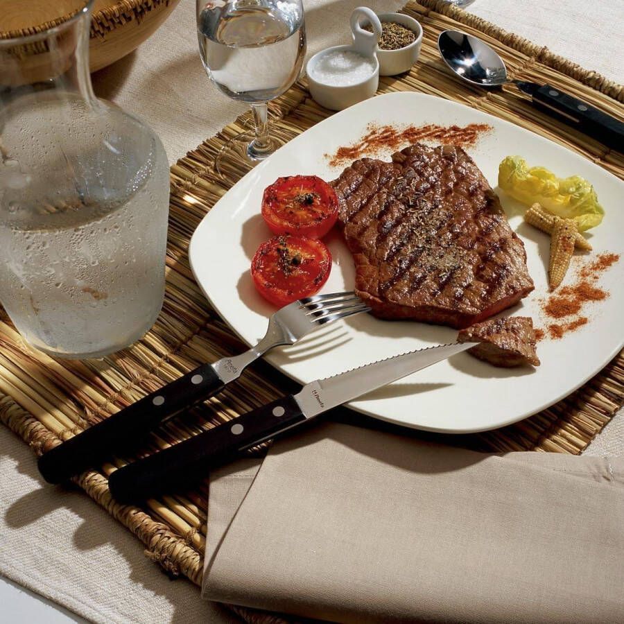 Steakmessenset 12 delig Roestvrij staal 18 10 212 cm Dikte 45 mm