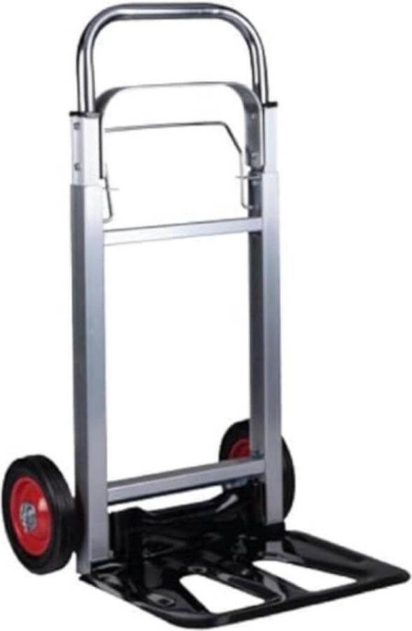 Steekwagen Opvouwbaar Transportwagen Trolley Uittrekbare handgreep Laadvermogen 90KG
