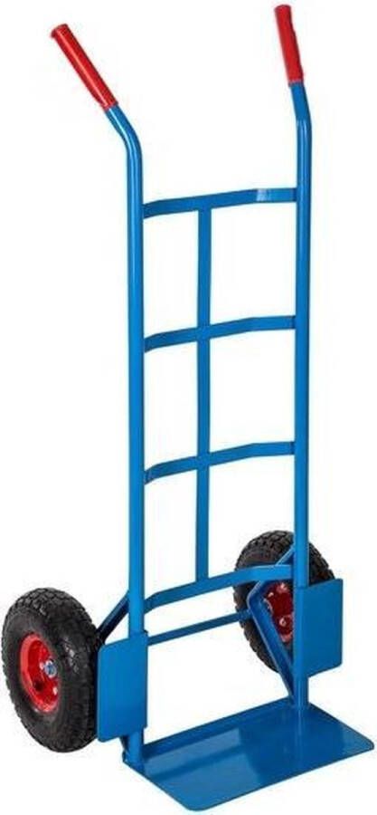 Steekwagen transportwagen steekkar 200 kg blauw