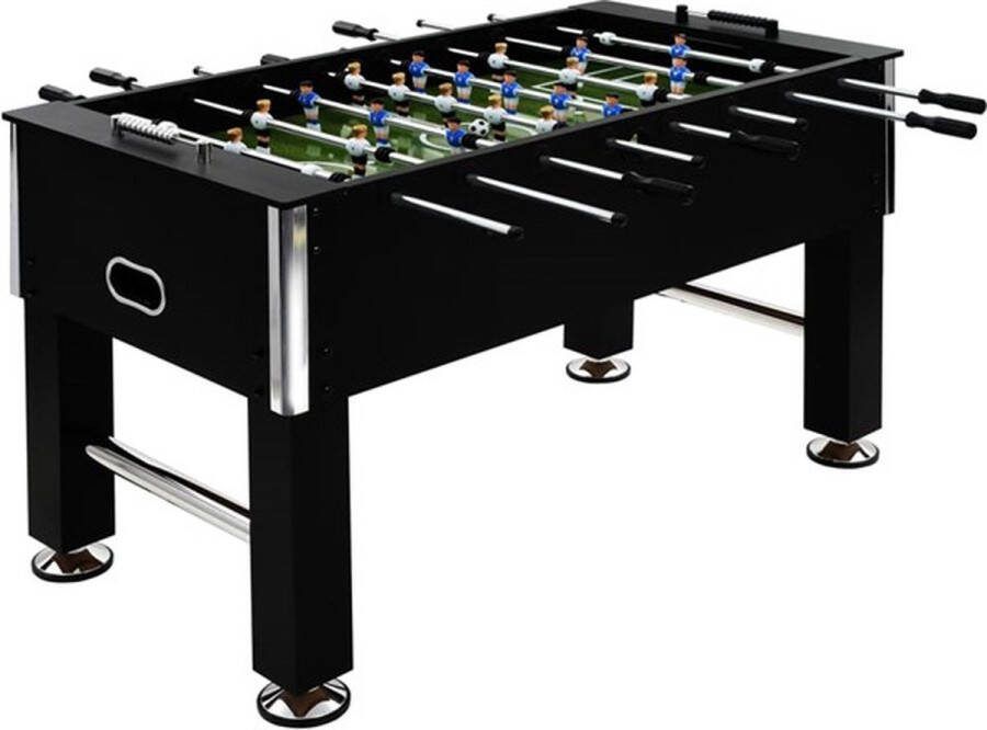 Stevige Voetbaltafel zwart 60 kg