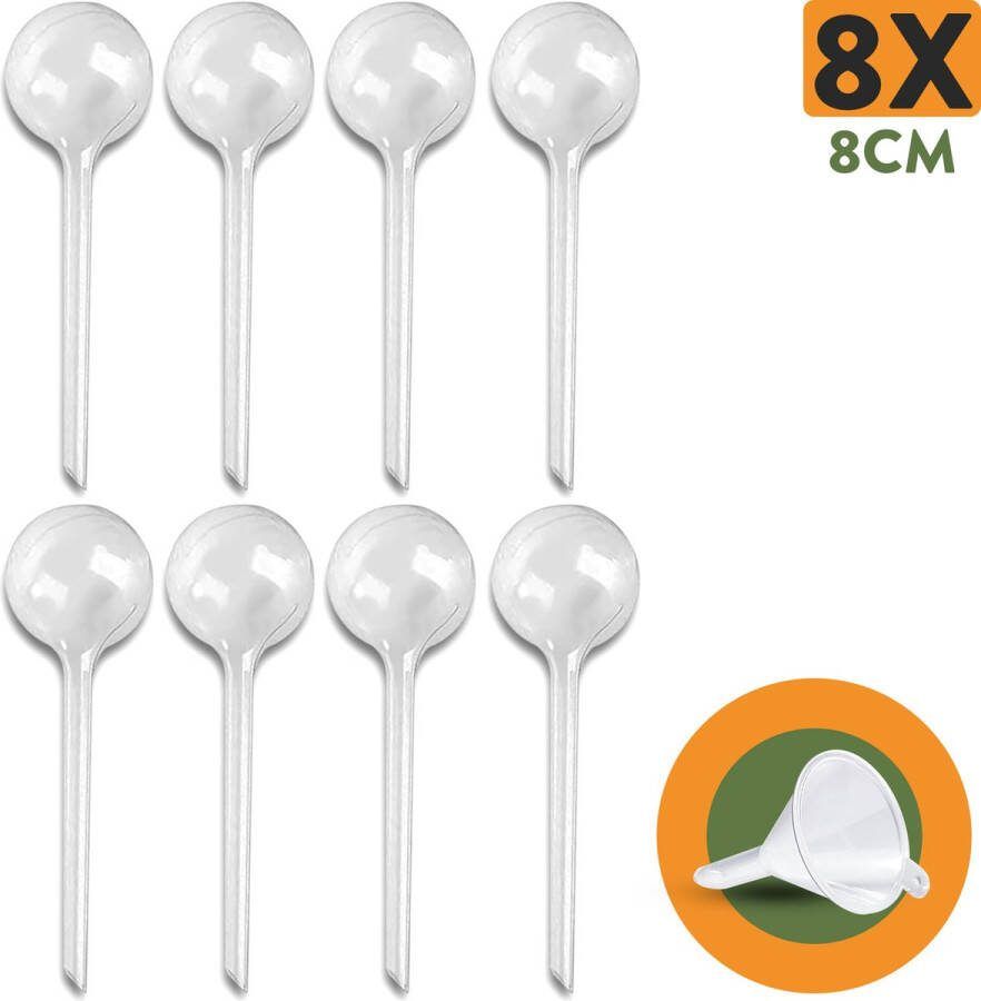 STFF & Co Waterdruppelaar voor Planten – Irrigatiesysteem Automatisch Watergeefsysteem – Waterbollen voor Planten – Bewateringssysteem – Waterbol – druppelsysteem – 8 Stuks 8cm