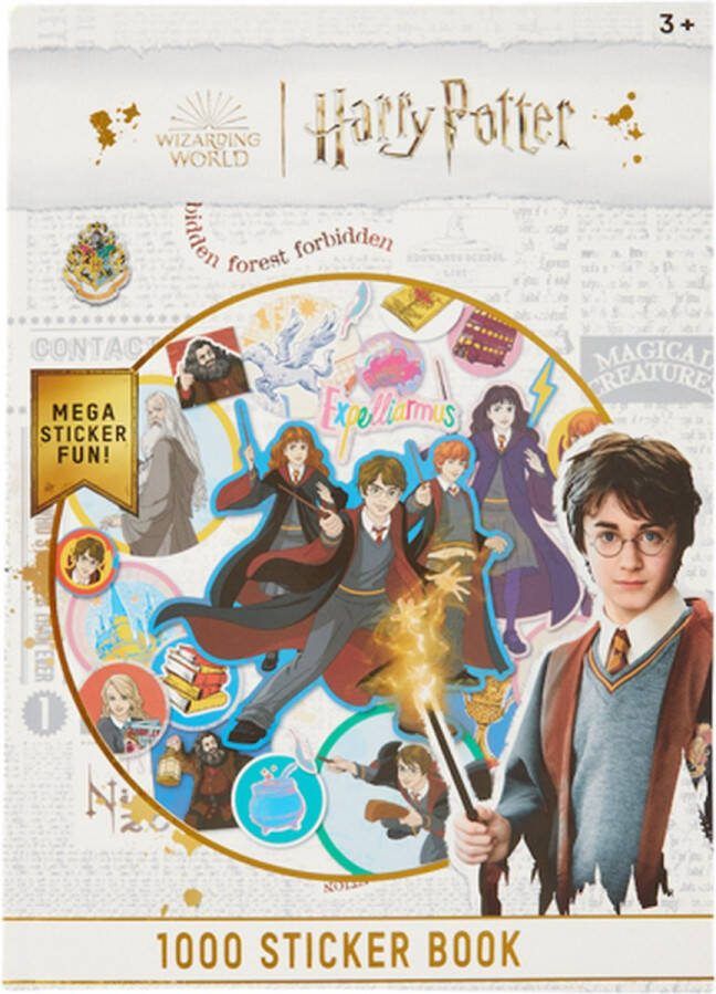 Stickerboek Harry potter Multicolor 1000 Stickers sticker book 3+ Mega Sticker Fun