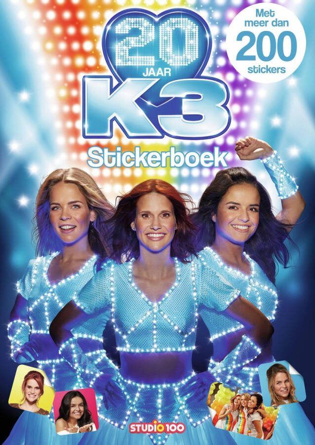 Stickerboek K3 20 jaar Studio 100 K3