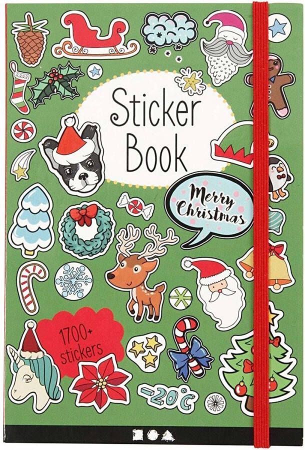 Stickerboek Kerst + - 1700 Stickers