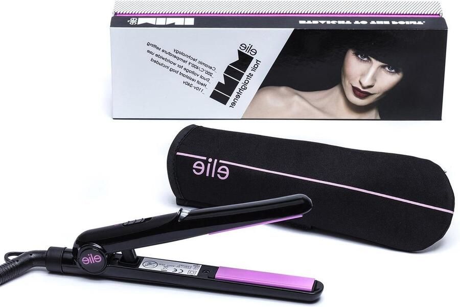 Stijltang Mini-stijltang voor reizen roze