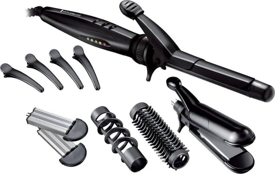 Stijltang Multistyler Stylingset Steilen Krullen Golven Volume Pijpenkrullen 19 mm S8670