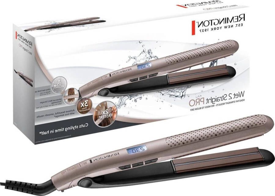 Stijltang Wet2Straight PRO Steilen Op Nat Haar Sensor Drogen & Stylen Steil Haar S7970