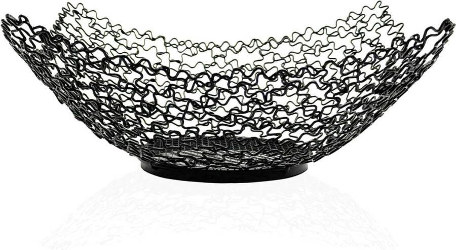 Stijlvolle Handgemaakte Metalen Fruitschaal voor Modern Interieur 22 5 x 9 5 cm