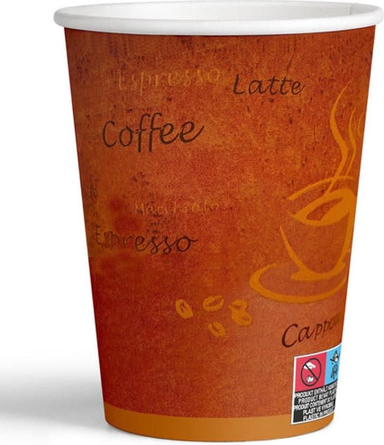 Stijlvolle Koffiebeker Karton 7oz 180ml Espresso Gold 200 Stuks. Onze Koffiebeker Karton 7oz 180ml Espresso Gold is perfect voor het serveren van espresso en kleine koffie's