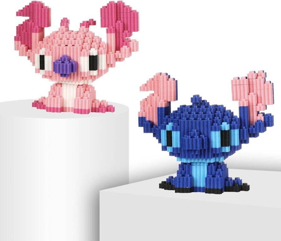 Stitch Cartoon Mini Bouwstenen Set Kunststof Deeltjes Micro Building Blocks Puzzel Montagespeelgoed voor Tieners En Volwassenen Prijzen Verjaardagscadeaus