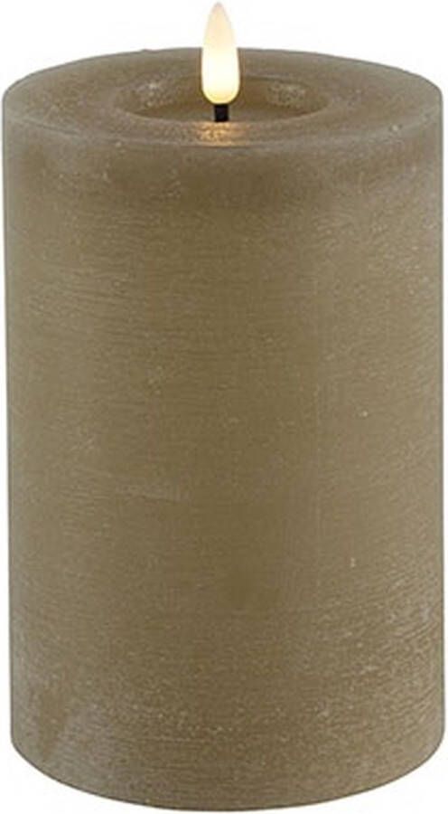 Decostar Countryfield Stompkaars rustiek LED rond Lyon M beige hoogte 15 x 10 cm