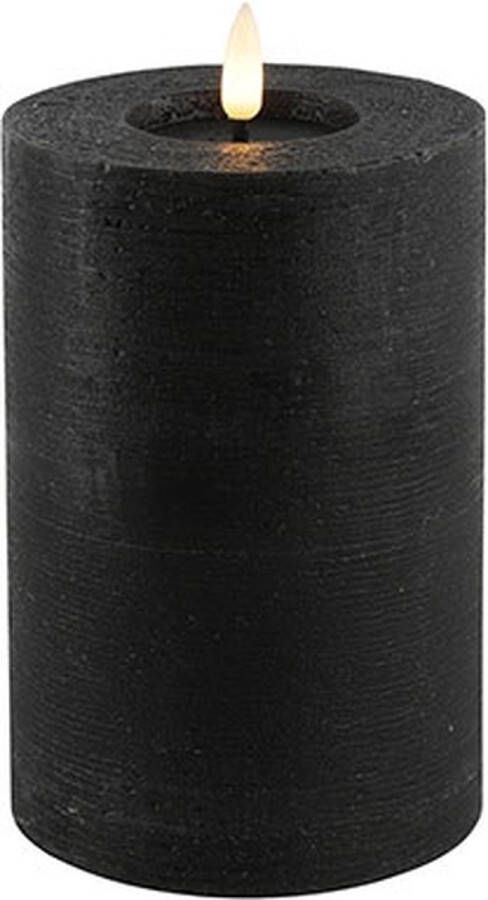 Decostar Countryfield Stompkaars rustiek LED rond Lyon M zwart hoogte 15 x 10 cm