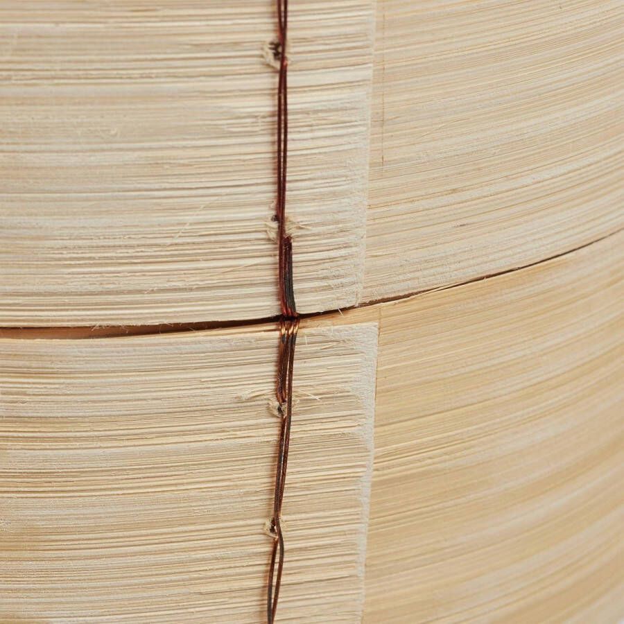 Stoommandje van bamboe mandje om te stomen 2 etages Dim Sum rijst stomer Ø 205 cm natuur keukenaccessoire