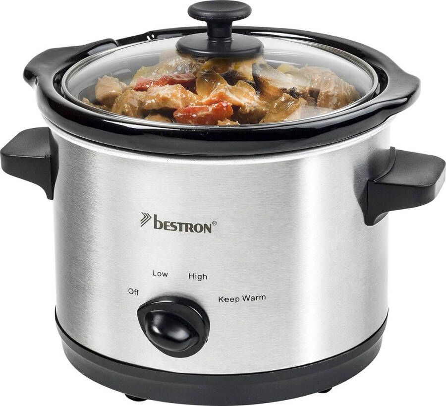 Stoompan Stoomkoker 1 5L 120W Roestvrij staal Keramische pan ASC150 Keuken Zilver