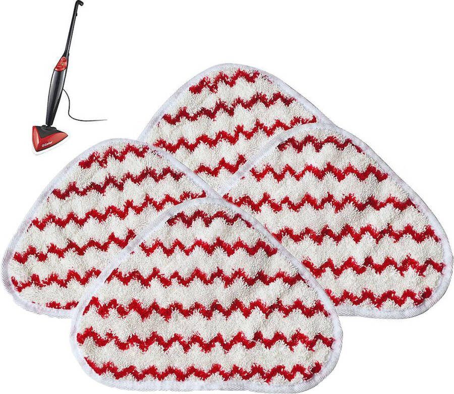 Stoomreiniger doeken geschikt voor Vileda Steam Plus 4 stkus Microvezel Mop Pad Dweil Navulling Dweil Navulling Mop Pad Dweil navulling Dweil navulling Vervangende Microvezel Mop Set schoon hoge kwaliteit