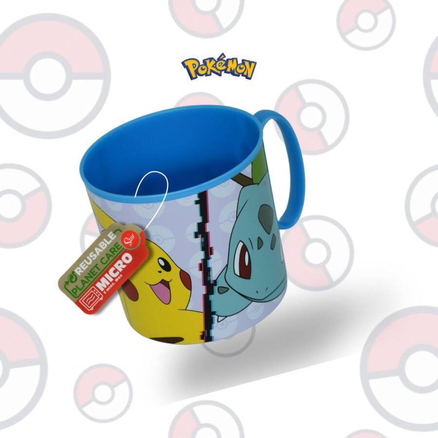 Stor Pokémon Schoolbeker Drinkbeker – Magnetronbestendig en Speels Design