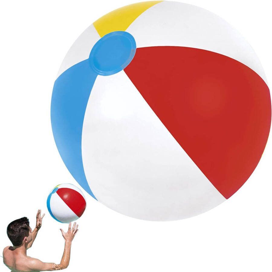 Strandbal Multicolor 30 cm Opblasbaar