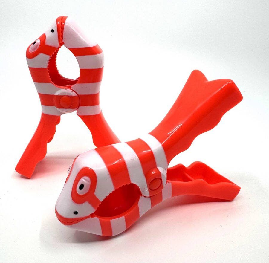 Strandlaken Knijper Clownvis Nemo Strandlaken Set Van 2 Handdoek Klemmen Badlaken Strandstoel