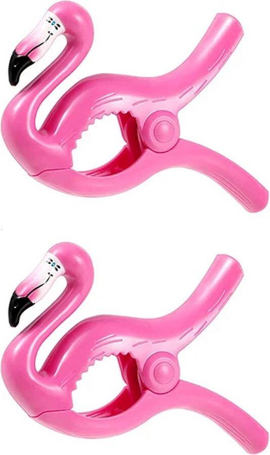 Strandlaken Knijper Roze Flamingo Strandlaken Set Van 2 Handdoek Klemmen Flamingo Badlaken Strandstoel
