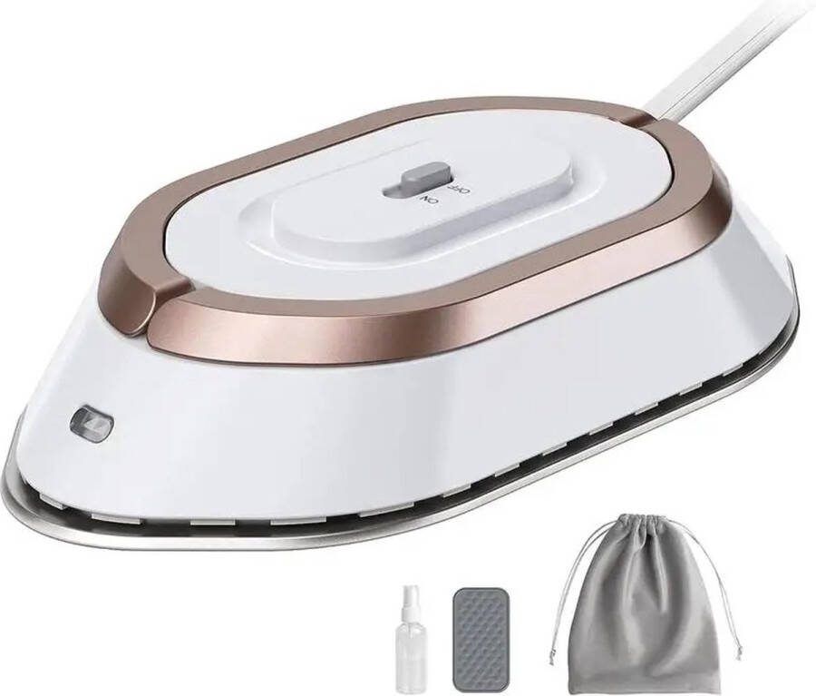 Strijkijzer Mini strijkijzer Draagbaar Strijkijzer voor op reis Bagage Travel mini iron 150W Lichtgewicht Kreukvrij Snel opgewarmd Droogstrijk Klein Comfort