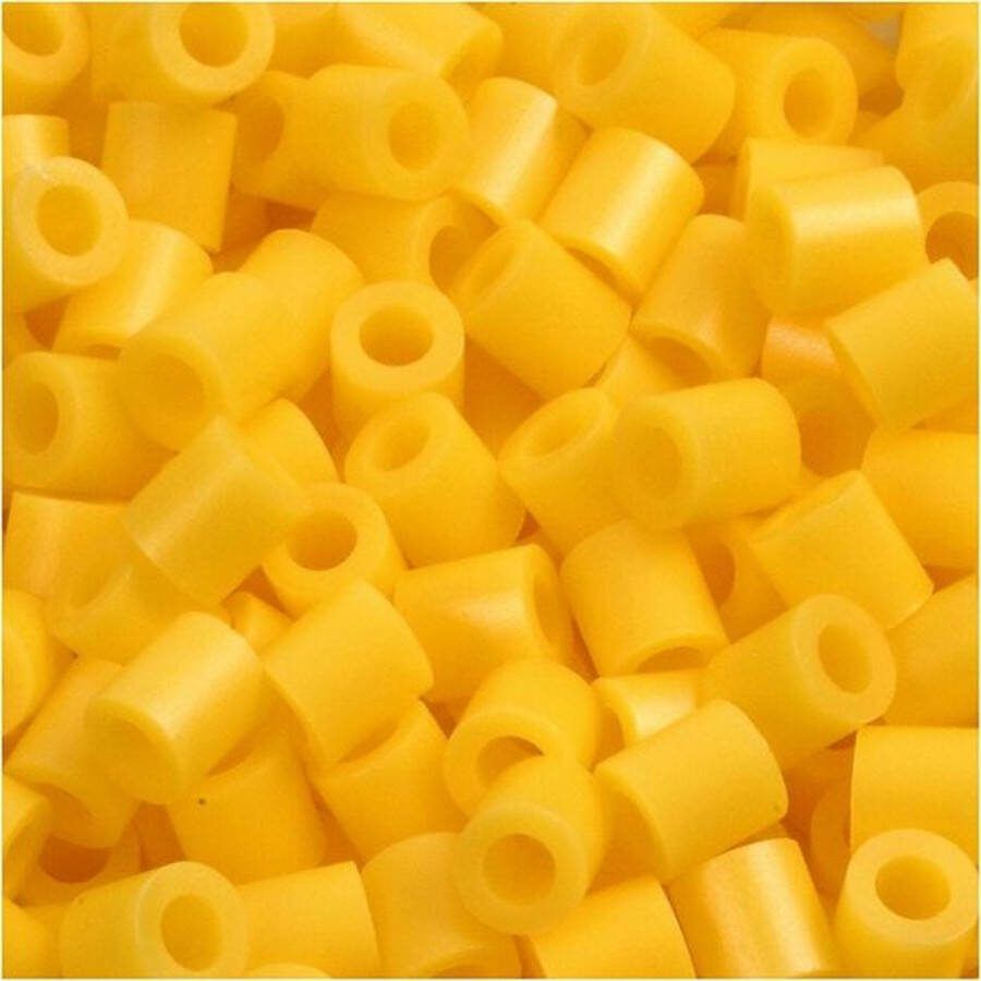 Strijkkralen Nabbi Kralen Voor Onderplaten En Sieraden Geel (32227) Medium Afm 5x5mm Gatgrootte 2 5 mm 1100 stuks