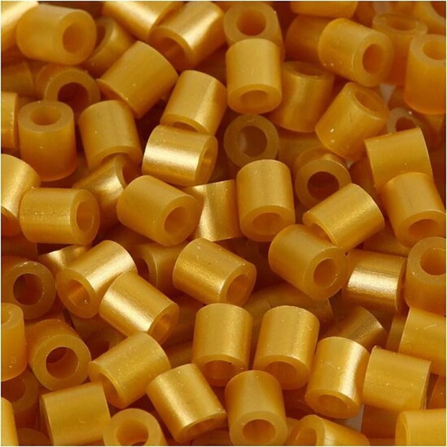 Strijkkralen Nabbi Kralen Voor Onderplaten En Sieraden Goud (32263) Medium Afm 5x5mm Gatgrootte 2 5 mm 6000 stuks
