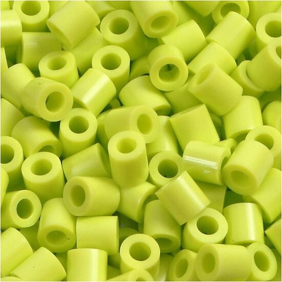Strijkkralen Nabbi Kralen Voor Onderplaten En Sieraden Groen Lime Green (32241) Medium Afm 5x5mm Gatgrootte 2 5 mm 6000 stuks