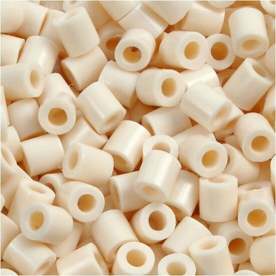 Strijkkralen Nabbi Kralen Voor Onderplaten En Sieraden Lichtbeige (32251) Medium Afm 5x5mm Gatgrootte 2 5 mm 1100 stuks