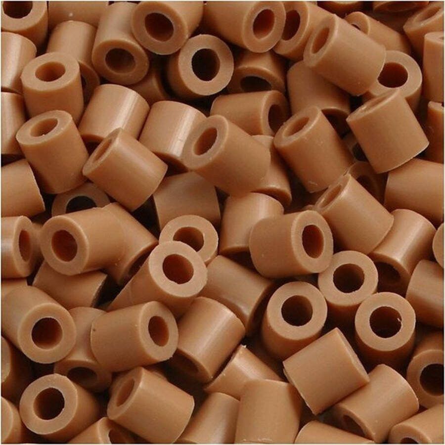 Strijkkralen Nabbi Kralen Voor Onderplaten En Sieraden Lichtbruin (32260) Medium Afm 5x5mm Gatgrootte 2 5 mm 1100 stuks
